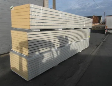 Insulated wall panels: 100mm thick, white, A-grade, DELIVERY UK wide