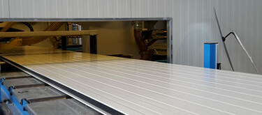 Produktion Sandwichpaneele Produktion Sandwichpaneele 40mm