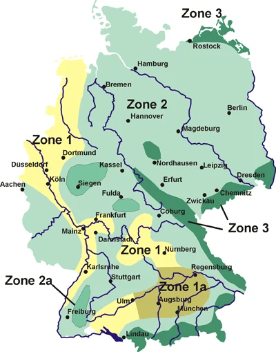 Schneelastzonenkarte