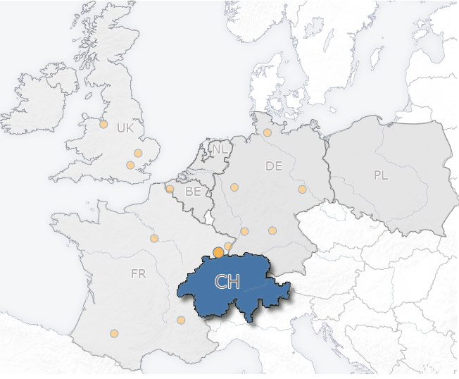 Unsere Standorte in der Schweiz